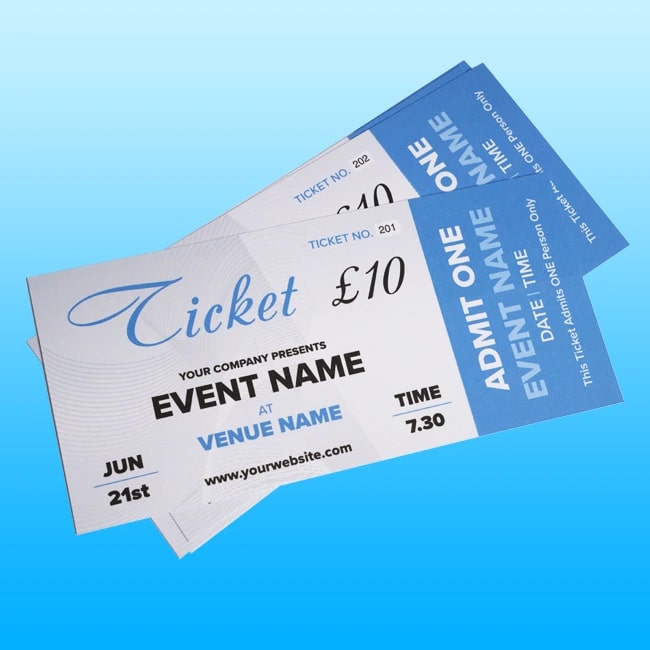 Tickets Printing Durham